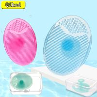 Safety Soft Baby Bath Hair Brush Infant Silicone Massage Scalp Comb Grooming Shower Brush Massage Face Sensory Cleansing Brush