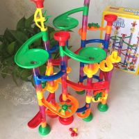✺ Childrens ball slide track marble toy space pipe building blocks puzzle assembly parent-child