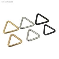 ❃♤♙ 5pcs Metal Triangle Shape Open-end Ring Buckle for Webbing Leather Craft Bag Strap Belt Buckle Garment Luggage DIY Accessory