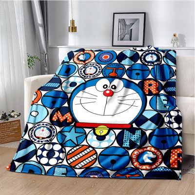 （in stock）Doraemon Japanese Cartoon Super Soft Blanket Cute Travel Sofa Blanket Birthday Gift（Can send pictures for customization）
