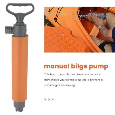 Kayak Bilge Pump Manual Water Pump Hand Pump Boat Hand Pump Bilge Pump for Kayaks Canoes and Boats Kayak Accessories