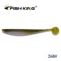 FISH KING เหยื่อปลอมนิ่มเหยื่อปลอมตกปลาเชดใหม่ขนาด90มม. 120มม. 160มม. Wobblers กลิ่นดึงดูดปลาคาร์พซิลิโคนเหยื่อปลอมปลากะพงเหยื่อรูปปลา