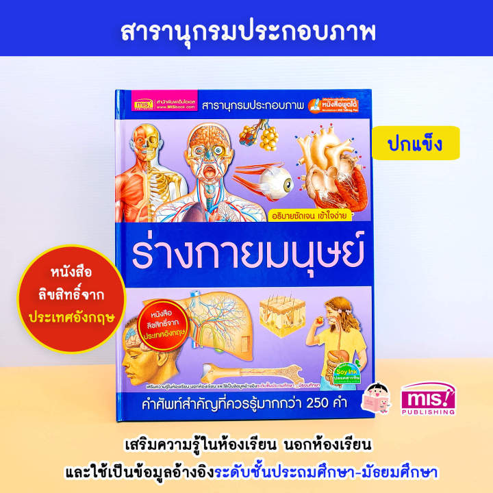 หนังสือ-สารานุกรมประกอบภาพ-ร่างกายมนุษย์-สามารถใช้กับ-talking-pen-ได้