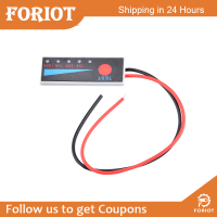 Foriot  2S 3.7V โมดูลตัววัดพลังงานแบตเตอรี่ลิเธียมไอออนสำหรับจอแอลอีดีแสดงแรงดันไฟฟ้ามิเตอร์