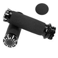 【Best-Selling】 hhu09 1 "25Mm Black Hand Grips สำหรับ Harley Sportster 883 1200 XL Touring Dyna Softail Custom