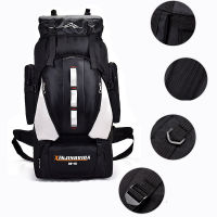 90L Nylon Outdoor Hiking Travel Backpack,Breathable Large-capacity Camping Climbing Rucksack,Uni Lighten Up Trekking Backpack