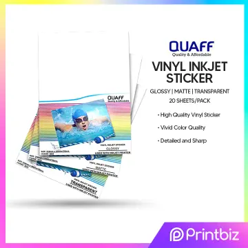 Shop Transparent Vinyl Sticker Paper with great discounts and