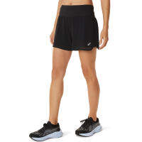 ASICS :  VENTILATE 2-N-1 3.5IN SHORT WOMEN RUNNING กางเกง ผู้หญิง กางเกง กางเกงขาสั้น ของแท้  PERFORMANCE BLACK