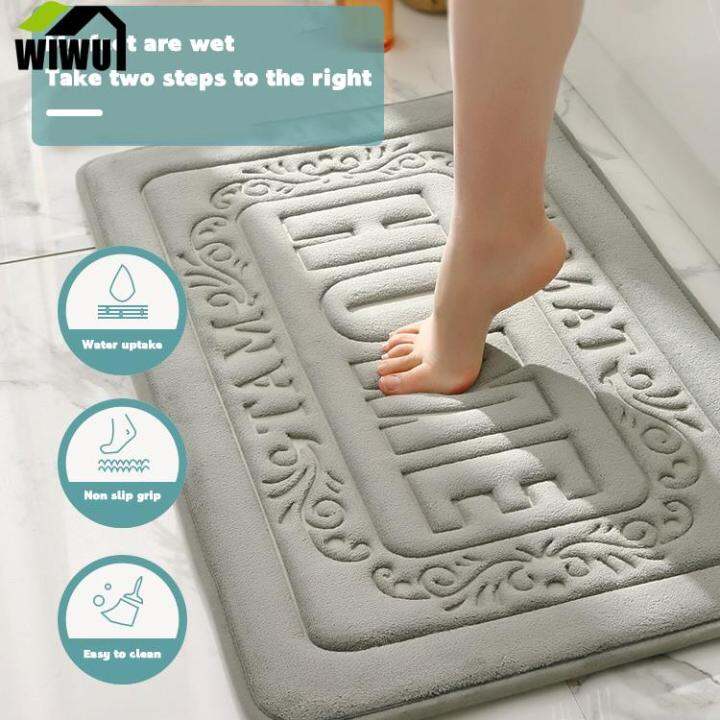 INSOUND Memory Foam Floor Mat NonSlip Water Absorbent Bath Rug Lazada