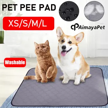 Dog Pee Pad Blanket Reusable Absorbent Diaper Washable Puppy Training –