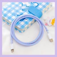 USB Cable Spiral Protection Cover For universal Mobile Phone Cable  Pink/Blue/White/Colorful Cable Winder Protective Accessories