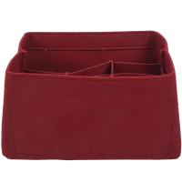 Women Fashion Felt Cloth Inner Bag Fits In Insert Handbag Multi-Pockets Cosmetic Bags Storage And Personal Belongings Organizer