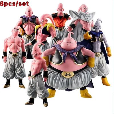 โมเดลของเล่นวันเกิดดราก้อนบอลเด็ก8ล็อตชุดหุ่นจำลองแอคชั่นบียูยู Majin เซ็ตหุ่นจำลอง DBZ Super Saiyan826