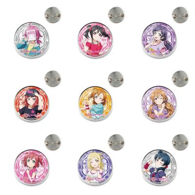 【CW】 All Anime Badge μ  39;s Aqours Lovelive Project Game Metal Brooch Pins