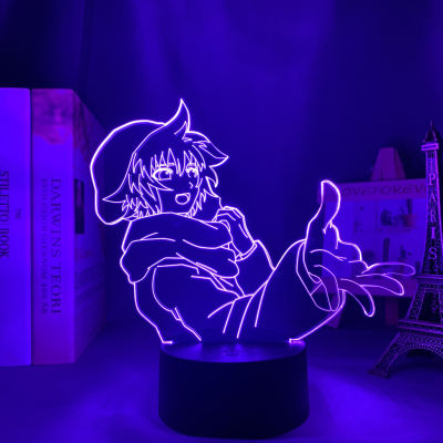 Anime Led Light Your Turn To Die Shin Tsukimi Nightlight for Bedroom Decor Nightlight Manga Birthday Gift Room Led Night Lamp 3d