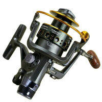 Yumoshi 3000- 6000โลหะ Spinning Fishing Reel 10 1BB Saltewater ปลาคาร์พตกปลา Reel ด้านหน้าและด้านหลังเบรคอัตราส่วนความเร็ว5.0:1 5.2:1