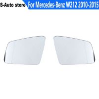 【car parts】สำหรับ Mercedes Benz W204 2011 2014 W212 W221 GLA อัตโนมัติมุมกว้างซ้ายขวาอุ่นปีกกระจกมองหลังแก้ว A2128101721 A2128102521