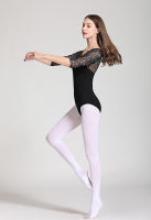 Women Ballet Leotard Net Print Sleeves Ballet Dancing Costume Adult Clearance Sale Ballet Jumpsuit Gymnastics Dance Leotards