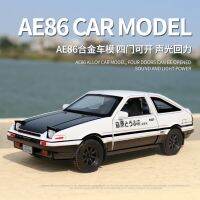 AE86โมเดลรถยนต์รถของเล่นหัวข้อความที่มีชื่อเสียงสำหรับฤดูใบไม้ร่วงรถภูเขา God D Fujiwara Takumi เดียวกัน GTR รถโลหะผสมโมเดลรถยนต์เด็กผู้ชาย