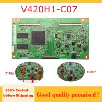 บอร์ดลอจิก V420H1-C07บอร์ด T-CON ซีโมดั้งเดิม V420H1C 07 V420H1C07การ์ด Tcon Papan Ujian สำหรับทีวี