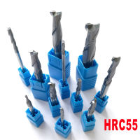 【▼Hot Sales▼】 chenguang 2Mm 3Mm 4Mm 5Mm 6Mm 8Mm 10Mm 12Mm 2ขลุ่ย Hrc55ทังสเตนคาร์ไบด์ Flat Square ดอกกัดเกลียวบิต Cnc Endmill Router Bits