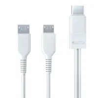 ทนทานสายเคเบิลชาร์จหลายแบบ Port Micro USB Type-C สำหรับโทรศัพท์มือถือ/แท็บเล็ตสายชาร์จประเภท-C สายตัวแยก100Cm/20Cm