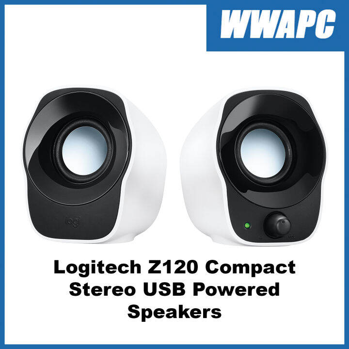 Logitech Z120 USB Powered Speakers Compact Stereo Speakers | Lazada