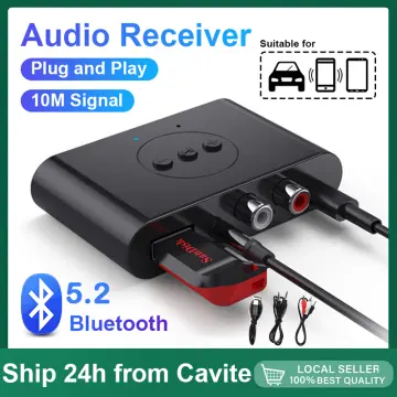 Bluetooth AUX Receiver Module with Filter RCA Cable Adapter Car Radio  Stereo Wireless Audio Input Music Play