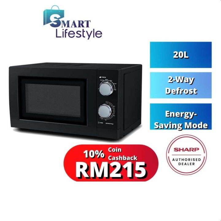 new Sharp Basic Microwave Oven (20L) R219EK ( REPLACEMENT R213CST ) Lazada