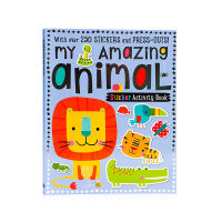 My amazing animals Sticker Activity Book my wonderful animals childrens interesting English sticker book contains more than 250 stickers and color mazes