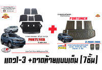 *แยกตามตัวเลือกสินค้า* ปูพื้นยกขอบ ตรงรุ่น Toyota Fortuner 2004-2015 (A/T,M/T) (หน้ายักษ์/หน้าแชมป์) (ขนส่งKerry 1-2วันของถึง)