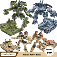 Đồ chơi lắp ráp Lego Xe tank Panlos - Đồ chơi Robot biến hình Xe tăng