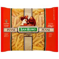 ส่งฟรี ซานรีโม พาสต้าเพนเน่ 250 ก. / เก็บเงินปลายทาง Free Delivery  Sanremo Penne Pasta 250 grams. / Cash on Delivery