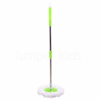 MAI_ไม้กวาด Jumper modern Spin Mop ไม้ถูพื้น พร้อมผ้าไมโครไฟเบอร์ JMS (สีเขียว ไม้กวาดบ้าน  ไม้กวาดฝุ่น