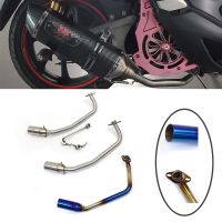 ▥☋✲ Motorcycle Exhaust System FOR Honda PCX125 PCX150 2010-2019 Muffler Front Connection Accessories Modification High Quality