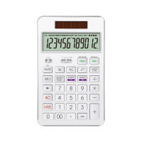 X-12 Premium Business Gift Calculator OSALO- Luxury Laser Engraving Souvenir Gift Dual Power Supply Calculators