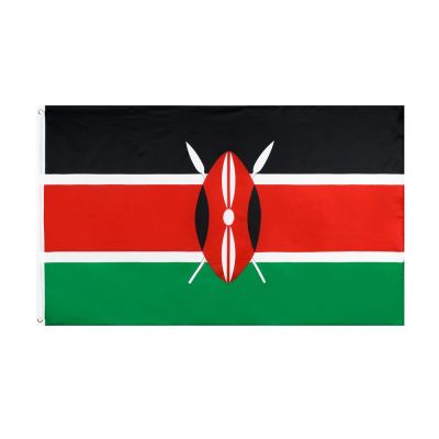 FLAGHUB 60X90 90X150cm Ken Ke Kenya Flag For Decoration Electrical Connectors