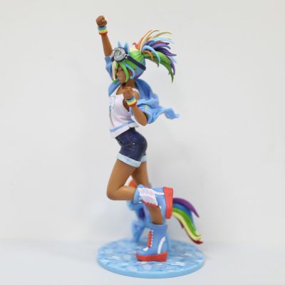 Beautiful Girl Statue x My Little Poyi Rainbow Dash Action Figure Gift For Girls Home Decor Dolls Toys For Kids