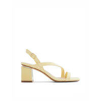 Aldo Shenna Women Slingback Heeled Sandals - Pale Yellow