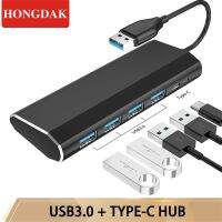 （A TOOT）5พอร์ต USB 3.0 HUB พร้อมพอร์ต Type CSupply สำหรับแล็ปท็อปอุปกรณ์เสริม USB Splitter อะแดปเตอร์ USB3.0