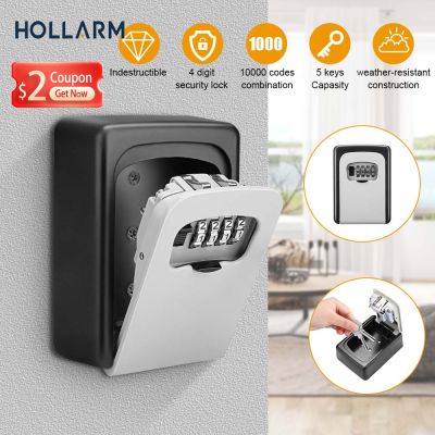 【CW】 Hollarm Password 4 Digit Combination Security Code Wall Mount Storage Outdoor Safe Lock