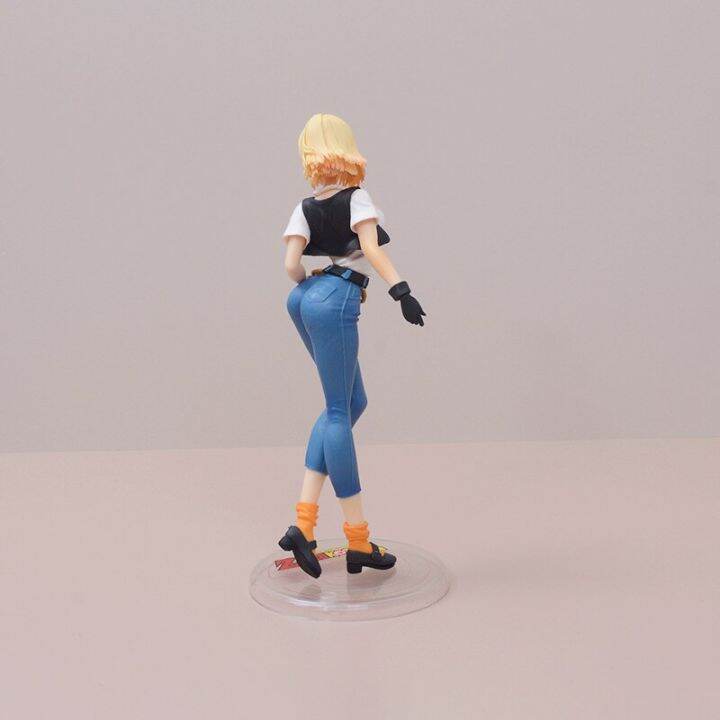 20ซม-อะนิเมะญี่ปุ่น-dragon-ball-z-รูป-gk-เกมรูปปั้น-android-18-lazuli-pvc-action-figure-ของเล่นตุ๊กตาสะสม