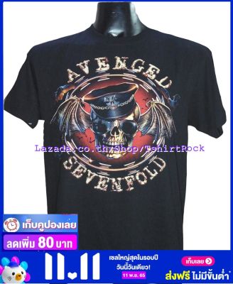 เสื้อวง AVENGED SEVENFOLD อะเว็นจด์เซเวนโฟลด์ A7X ไซส์ยุโรป เสื้อยืดวงดนตรีร็อค เสื้อร็อค  A7X1128 ลายเต็มเกือบOVP