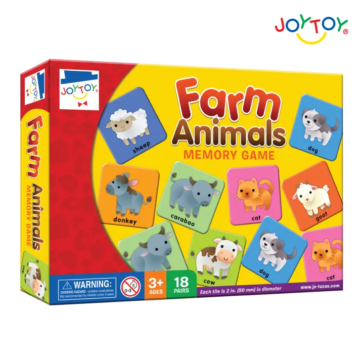 JOYTOY Farm Animals Memory Game | Lazada PH