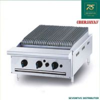 BERJAYA เตาย่างแบบหินลาวา เตาย่างแก๊ส 3หัวแก๊ส 45,000 BTU/HR (600x720x400มม) BER1-CB3B