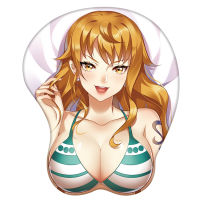 Anime Mousepad Cartoon Wrist Rest Big soft Breast 3D Gaming Mouse Pad