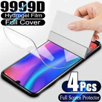 4PCS Full Cover Hydrogel Film For Huawei P20 P30 P40 Lite P50 Pro Screen Protector For Huawei Mate 20 30 40 50 Pro Lite Film