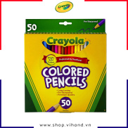 HCMBộ 50 bút chì tập tô màu cho trẻ Crayola Colored Pencil