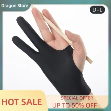 1 PC 2 Fingers Drawing Glove Anti-fouling Artist Favor Any