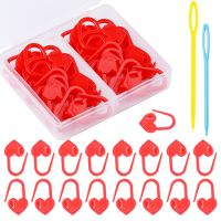 ┇☁❡ Clip Locking Stitch Markers Crochet Latch Knitting Tools 7cm/9cm Plastic Knitting Needles Crochet Hooks Sweater Weaving Tools